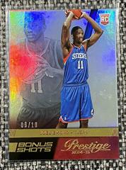 Joel Embiid [Premium Bonus Shots Gold] Basketball Cards 2014 Panini Prestige Prices