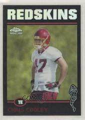 Chris Cooley [Black Refractor] Football Cards 2004 Topps Chrome Prices
