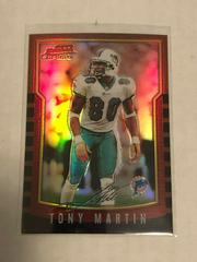 Tony Martin [Refractor] #15 Football Cards 2000 Bowman Chrome Prices