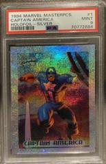 Captain America [Silver Holofoil] Marvel 1994 Masterpieces Prices