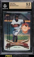 Barry Bonds [Refractor] Baseball Cards 1998 Finest Prices