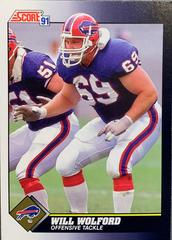 Will Wolford #472 Football Cards 1991 Score Prices