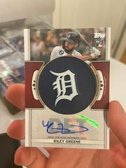Riley Greene Baseball Cards 2023 Topps Team Logo Patch Autographs Prices
