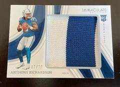 Anthony Richardson #2 Football Cards 2023 Panini Immaculate Rookie Patch Prices
