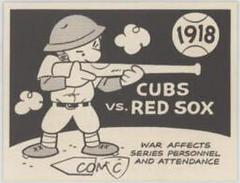 Cubs VS Red Sox [1918] Baseball Cards 1967 Laughlin World Series Prices