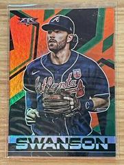 Dansby Swanson [Orange] #3 Baseball Cards 2021 Topps Fire Prices