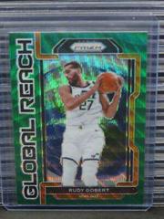 Rudy Gobert [Green Wave] #9 Basketball Cards 2021 Panini Prizm Global Reach Prices