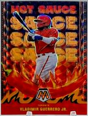 Vladimir Guerrero Jr. [Reactive Orange] #HS-5 Baseball Cards 2022 Panini Mosaic Hot Sauce Prices