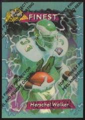 Herschel Walker [Refractor w/ Coating] Football Cards 1995 Topps Finest Prices