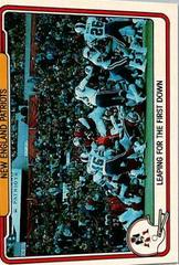 New England Patriots [Leaping for First Down] Football Cards 1982 Fleer Team Action Prices