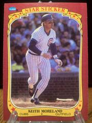 Keith Moreland #78 Baseball Cards 1986 Fleer Star Stickers Prices