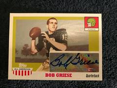 Bob Griese Football Cards 2005 Topps All American Autograph Prices