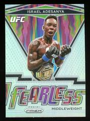 Israel Adesanya [Silver] Ufc Cards 2021 Panini Prizm UFC Fearless Prices