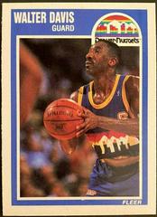 Walter Davis #39 Basketball Cards 1989 Fleer Prices