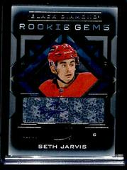 Seth Jarvis [Pure Black Signature] Hockey Cards 2021 Upper Deck Black Diamond Rookie Gems Prices