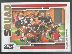 Cleveland Browns #S10 Football Cards 2022 Panini Score Squad Prices