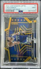 Luka Doncic [Gold] #3 Basketball Cards 2022 Panini Contenders Optic Superstar Prices