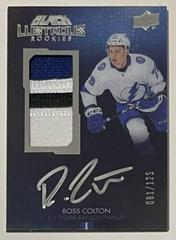 Ross Colton #LRPA-RC Hockey Cards 2021 SPx UD Black Lustrous Rookie Auto Patch Prices