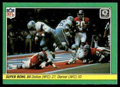 Super Bowl XII [Dallas 27, Denver 10] Football Cards 1984 Fleer Team Action Prices