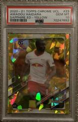 Amadou Haidara [Yellow] Soccer Cards 2020 Topps Chrome UEFA Champions League Sapphire Prices