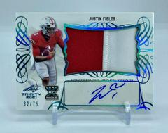 Justin Fields [Platinum] #PA-JF1 Football Cards 2021 Leaf Trinity Patch Autographs Prices