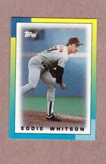 Eddie Whitson #82 Baseball Cards 1990 Topps Mini League Leaders Prices