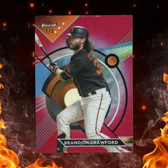 Brandon Crawford [Red] #25 Baseball Cards 2023 Topps Finest Prices