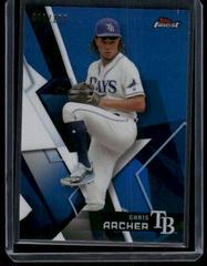 Chris Archer [Blue Refractor] #6 Baseball Cards 2018 Topps Finest Prices