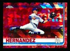 Enrique Hernandez [Red Refractor] #117 Baseball Cards 2019 Topps Chrome Sapphire Prices