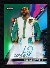 Angelo Dawkins [Green] Wrestling Cards 2021 Topps Finest WWE Roster Autographs Prices