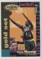 Shawn Kemp [Gold] #C21 Basketball Cards 1995 Collector's Choice Crash the Game Scoring Prices