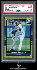 Jacob deGrom [Gold] Baseball Cards 2016 Panini Donruss Optic Prices
