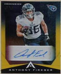 Anthony Firkser [Gold] Football Cards 2021 Panini Chronicles Ascension Autographs Prices