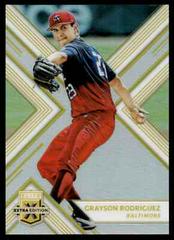 Grayson Rodriguez [Autograph Opti Chrome Gold] Baseball Cards 2018 Panini Elite Extra Edition Prices