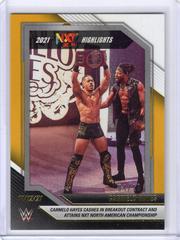 Carmelo Hayes [Gold] Wrestling Cards 2022 Panini NXT WWE 2021 Highlights Prices