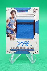 Jeremiah Robinson Earl [Patch Autograph NBA 75th Anniversary] #125 Basketball Cards 2021 Panini National Treasures Prices