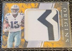 Michael Gallup [Jumbo Patch Autograph Gold] Football Cards 2018 Panini Origins Prices