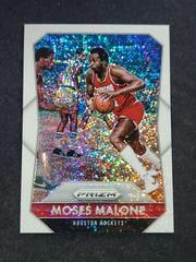 Moses Malone [White Sparkle Prizm] Basketball Cards 2015 Panini Prizm Prices