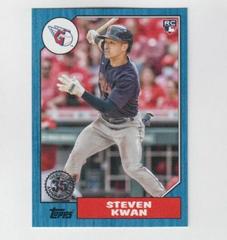 Steven Kwan [Blue] Baseball Cards 2022 Topps Update 1987 Prices