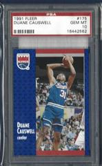 Duane Causwell #175 Basketball Cards 1991 Fleer Prices