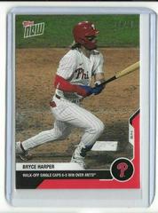 Bryce Harper [Red] Baseball Cards 2020 Topps Now Prices