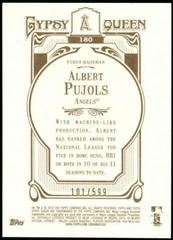 Albert Pujols [Blue Frame] #180 Baseball Cards 2012 Topps Gypsy Queen Prices