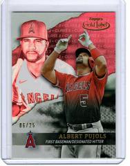 Albert Pujols [Class 3 Red] #2 Baseball Cards 2020 Topps Gold Label Prices
