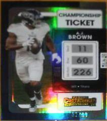 A. J. Brown [Championship] #96 Football Cards 2021 Panini Contenders Prices