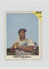 Roy Campanella [Brooklyn Dodgers Cover Hand Cut] Baseball Cards 1955 Golden Stamps Prices