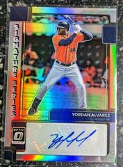 Yordan Alvarez #SIGS-YA Baseball Cards 2022 Panini Donruss Optic Signature Series Prices