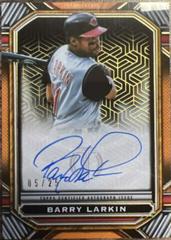 Barry Larkin [Orange] Baseball Cards 2023 Topps Tribute Iconic Perspectives Autographs Prices