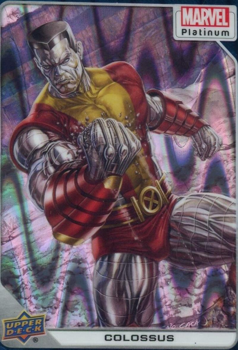 Colossus [Teal Wave] #64 Marvel 2023 Upper Deck Platinum