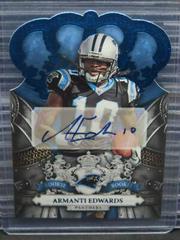 Armanti Edwards [Autograph Blue] Football Cards 2010 Panini Crown Royale Prices