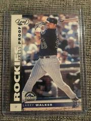 Larry Walker #112 Baseball Cards 2002 Leaf Prices